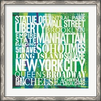 Framed New York City Life Patterns I