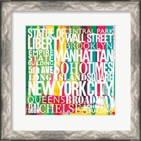 Framed New York City Life Patterns VII