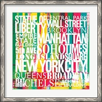 Framed New York City Life Patterns VII
