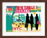 Framed New York City Life III