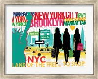 Framed New York City Life III