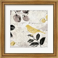 Framed 'Plume and Motif II' border=