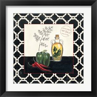 Parsley and Peppers Framed Print