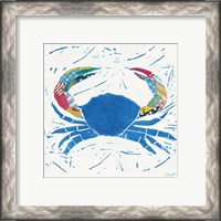 Framed 'Sea Creature Crab Color' border=