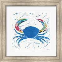 Framed Sea Creature Crab Color