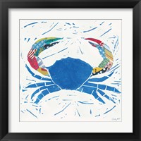 Framed 'Sea Creature Crab Color' border=