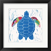 Framed Sea Creature Turtle Color