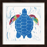 Framed Sea Creature Turtle Color