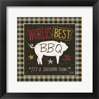 Framed Southern Pride Best BBQ