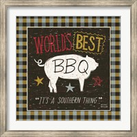 Framed Southern Pride Best BBQ