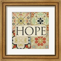Framed Spice Santorini II - Hope