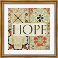Framed Spice Santorini II - Hope