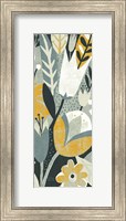 Framed Vintage Bouquet Yellow Panel II
