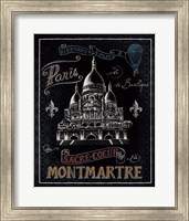 Framed 'Travel to Paris III' border=