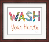 Framed Wash Your Hands