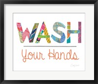 Framed Wash Your Hands