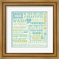 Framed Wash Up V