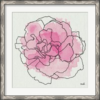 Framed Watercolor Floral III