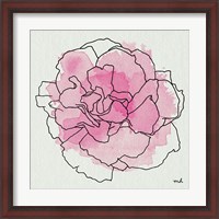 Framed Watercolor Floral III