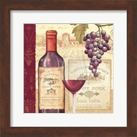 Framed Wine Tradition I
