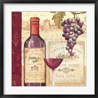 Framed Wine Tradition I