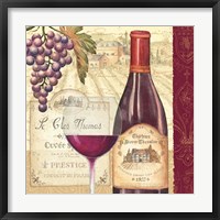 Framed Wine Tradition II