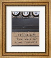 Framed Old Vintage Pay Phone I