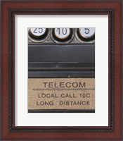 Framed Old Vintage Pay Phone I