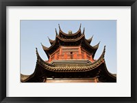 Framed China, Suzhou. Pagoda along Shan Tang Street.