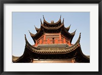 Framed China, Suzhou. Pagoda along Shan Tang Street.