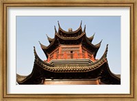 Framed China, Suzhou. Pagoda along Shan Tang Street.