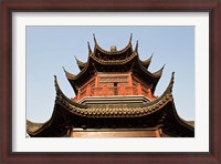 Framed China, Suzhou. Pagoda along Shan Tang Street.