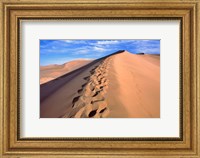 Framed China, Dunhuang, Desert winds, Footprints