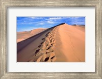 Framed China, Dunhuang, Desert winds, Footprints