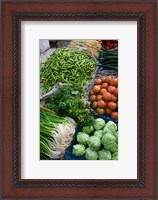 Framed Produce at Xizhou town market, Yunnan Province, China