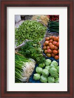 Framed Produce at Xizhou town market, Yunnan Province, China