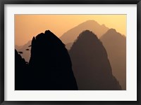 Framed China, Huangshan Mountains, Sunlight