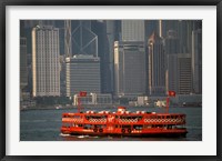 Framed Star Ferry in Hong Kong Harbor, Hong Kong, China