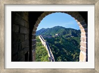 Framed China, Huairou, Mutianyu, Great Wall, turret window