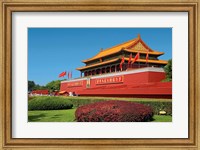Framed Gate of Heavenly Peace Gardens, The Forbidden City, Beijing, China