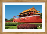 Framed Gate of Heavenly Peace Gardens, The Forbidden City, Beijing, China