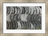 Framed Ceramic Roof Tiles For Sale, Jianchuan County, Yunnan Province, China