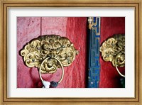 Framed Dragon Head Door Grip, Likir, Ladakh, India