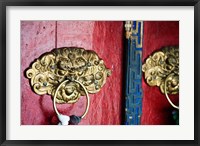 Framed Dragon Head Door Grip, Likir, Ladakh, India