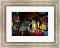 Framed Golden Buddha, Shey, Ladakh, India