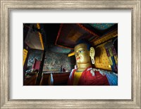 Framed Golden Buddha, Shey, Ladakh, India