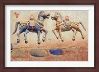 Framed India, Ladakh, Thiksey, Indian and Buddhist gods