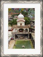 Framed Sri Guru Nanak Ji Gurdwara Shrine, Manikaran, Himachal Pradesh, India