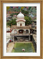 Framed Sri Guru Nanak Ji Gurdwara Shrine, Manikaran, Himachal Pradesh, India