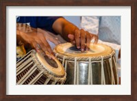 Framed Drum Player's Hands, Varanasi, India